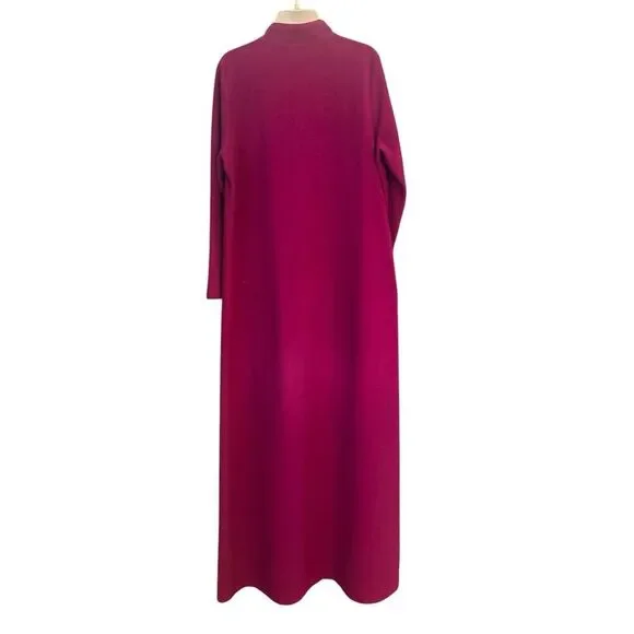 JCPenny Zip front robe Sz MW 1 Side Pocket Shades Of Pink Vintage 70-80’s Vibes - Picture 6 of 13